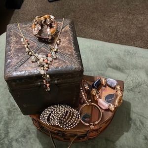 Bundle of Bracelets and a Necklace